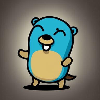 A go blue gopher as a beaver.