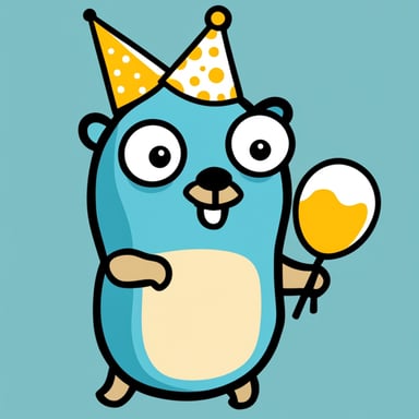 Happy birthday from Go Blue Gopher!