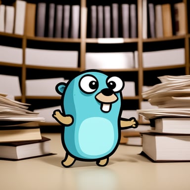 Go Blue Gopher feels overwhelmed with paperwork but decides to tackle it with a positive attitude.