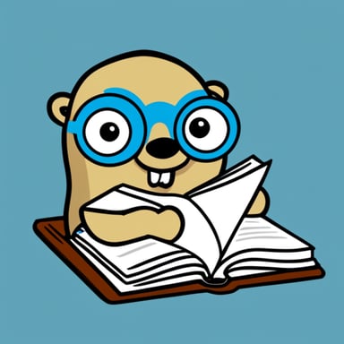 Go Blue Gopher is tired of reading too many papers.