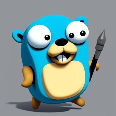 Go Blue Gopher in the artstation.
