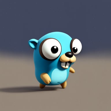 Go Blue Gopher in the artstation.