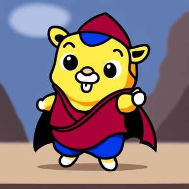 Go Blue Gopher as Dragon Ball.