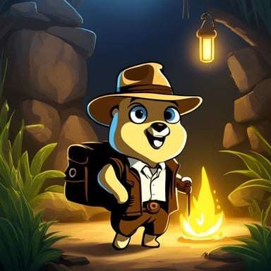 Go Blue Gopher as Indiana Jones goes on an adventurous quest to discover ancient artifacts and unravel historical mysteries.