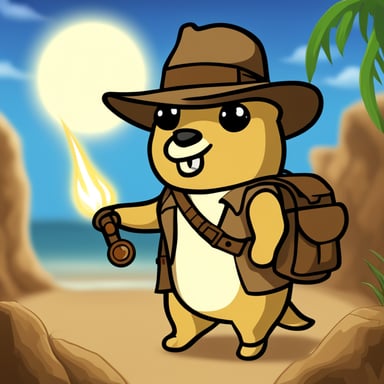 Go Blue Gopher as Indiana Jones goes on an adventurous quest to discover ancient artifacts and unravel historical mysteries.