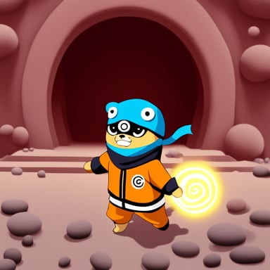 Go Blue Gopher as Naruto Uzumaki.