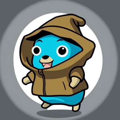 Go Blue Gopher as a character in Naruto anime.