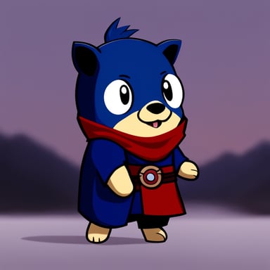 Go Blue Gopher as Sasuke Uchiha