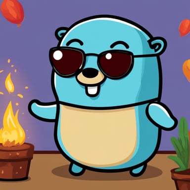 Go Blue Gopher as a blind person navigates the world with heightened senses, showcasing resilience and positivity in every step.