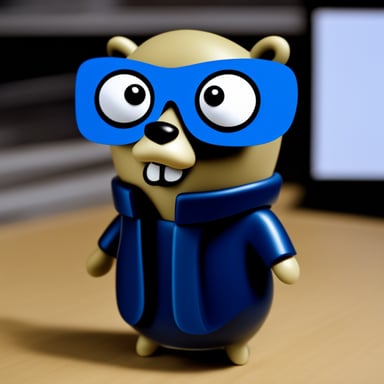 Go Blue Gopher as Morpheus.