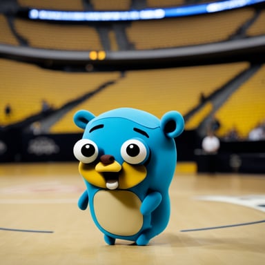 Go Blue Gopher felt sad because it lost in the game but remembered it's all about having fun and improving for the next time.