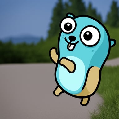 Go Blue Gopher always finds a way to turn tears into smiles with its cheerful spirit.