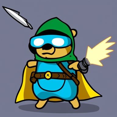 Go Blue Gopher as a Teenage Mutant Ninja Gopher.