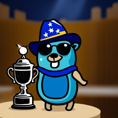 Go Blue Gopher wins the cup.