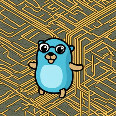 Go Blue Gopher found themselves in a tangled adventure within a maze of network nodes.