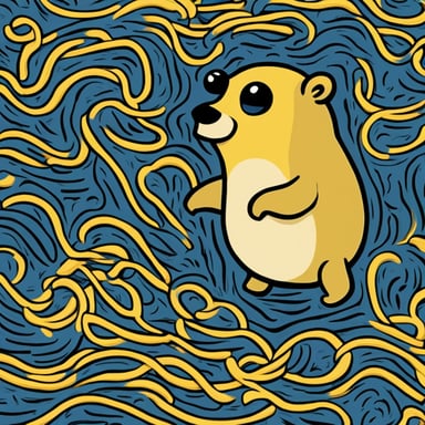 Inside a maze of entanglement, Go Blue Gopher finds a path to victory.