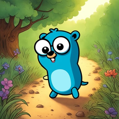Inside a kids' book, Go Blue Gopher embarks on a magical adventure, discovering new friends and learning valuable lessons along the way.