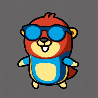 Go Blue Gopher as a unique character, half gopher, half crab.