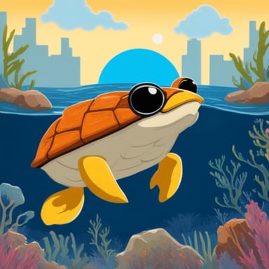As the master of the crab, Go Blue Gopher embarked on an aquatic adventure.