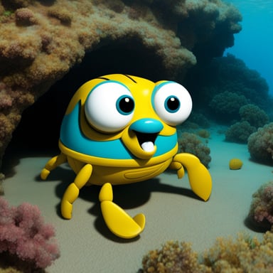 As the master of the crab, Go Blue Gopher embarked on an aquatic adventure.