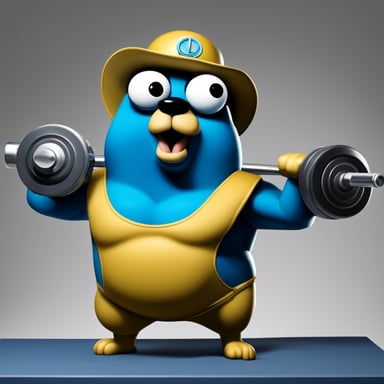 As a bodybuilder, Go Blue Gopher always stayed disciplined, focusing on health and strength.