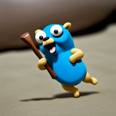 Go Blue Gopher, totally ripped and full of muscle.