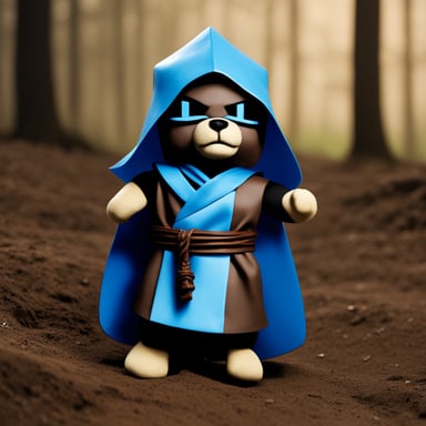 Go Blue Gopher as Raiden from Mortal Kombat.