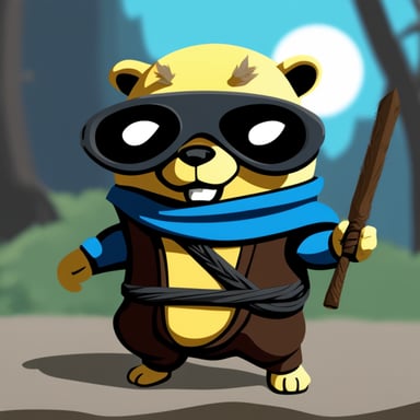 Go Blue Gopher as a Mortal Kombat character.