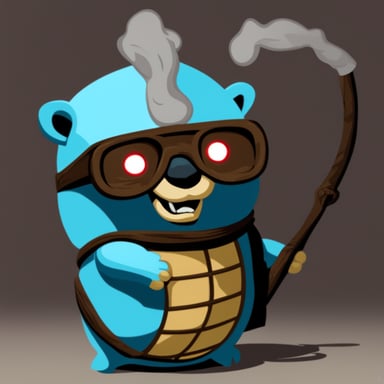 Go Blue Gopher as a Mortal Kombat character.
