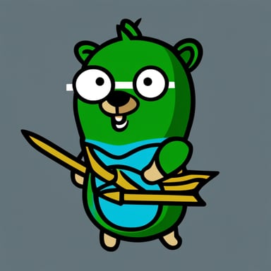 Go Blue Gopher as Green Arrow