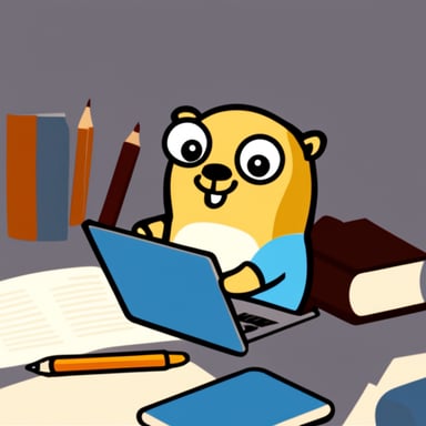 Write Go Blue Gopher