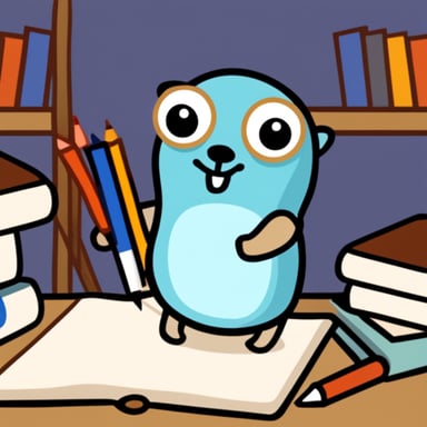 Write Go Blue Gopher