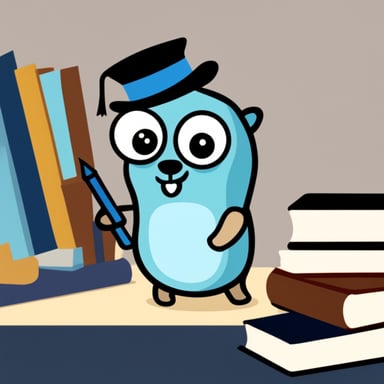 Write Go Blue Gopher