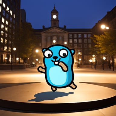 Go Blue Gopher in Birmingham, UK