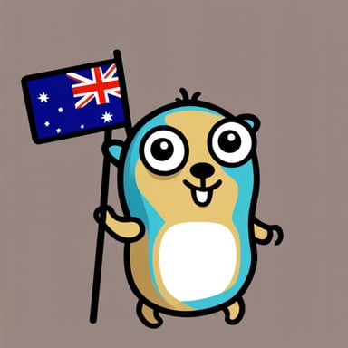 Go Blue Gopher as Australian Gopher