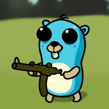 Go Blue Gopher in the battlefield.