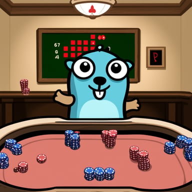 Go Blue Gopher was very frustrated by having to come up with a poker score but luckily had a good idea to take the guessing out of poker.
