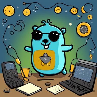 Go Blue Gopher loves types, functional programming, immutability.