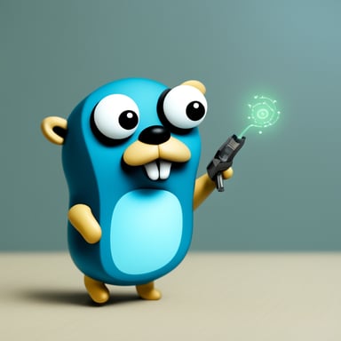 Go Blue Gopher loves types, functional programming, immutability.