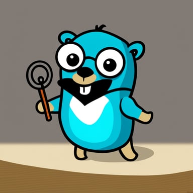 Go Blue Gopher loves types, functional programming, immutability.