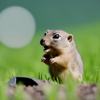 A gopher with a terminal is known as Go Blue Gopher.