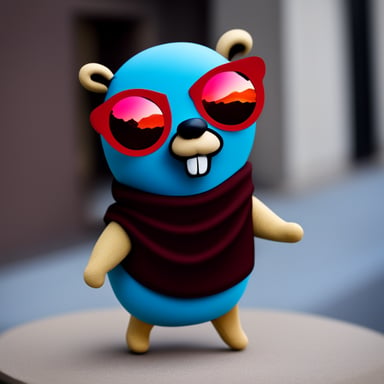 The Go Blue Gopher in VK.