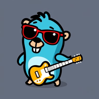 Go Blue Gopher as the punk rock star.