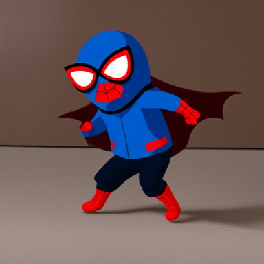 Go Blue Gopher as Spider-Man