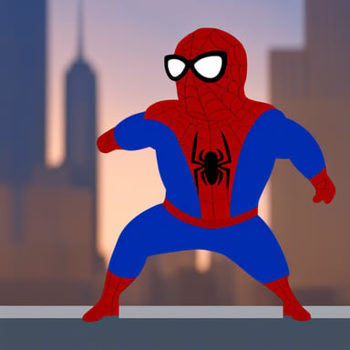 Go Blue Gopher as Spider-Man