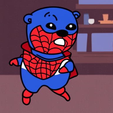 Go Blue Gopher as Spider-Man