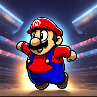 Go Blue Gopher in a Super Mario level.