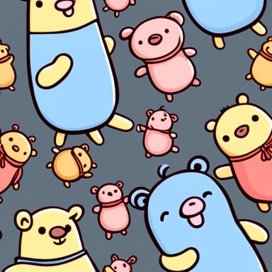Go Blue Gopher the Pooh and Piglet too