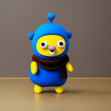 Go Blue Gopher as a Teletubby.