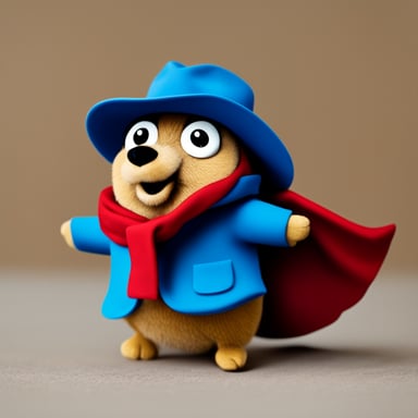 Go Blue Gopher as Paddington Gopher